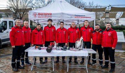 Bornova Afetlere Karşı Daha Güçlü: BAK'a Arma Takdimi