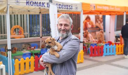 Konak'ta Sahiplendirme Buluşması: 11 Can Dost Yeni Yuvalarına Kavuştu