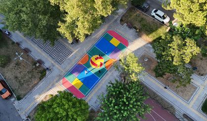 Konak'taki O Park Voleybol Sahasına Kavuştu