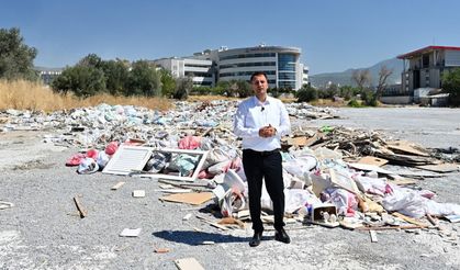 Bornova'da Kaçak Molozla Topyekün Mücadele