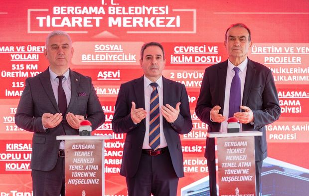Bergama Ticaret Merkezi'nin Temeli Atıldı