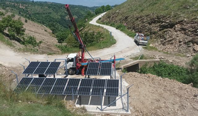 İZSU Güneş Enerjisi ile Çalışan İçme Suyu Kuyuları Açtı