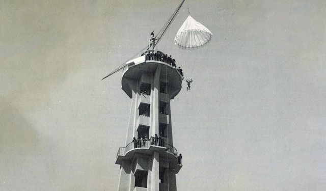 İlk Paraşüt Kulesi Bugün Açılıyor | Son Posta - 1937