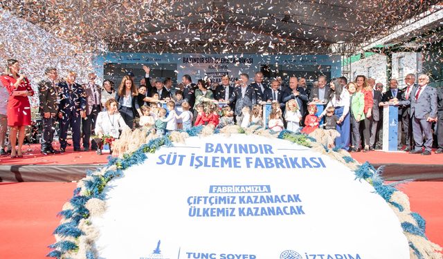 Bayındır Süt İşleme Fabrikası Kapılarını Açtı