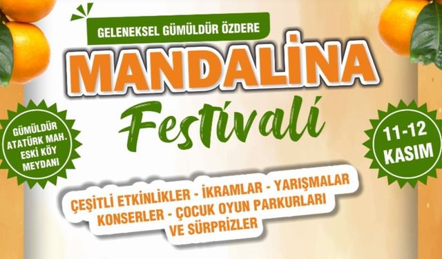 Mandalina Festivali İçin Geri Sayım Başladı