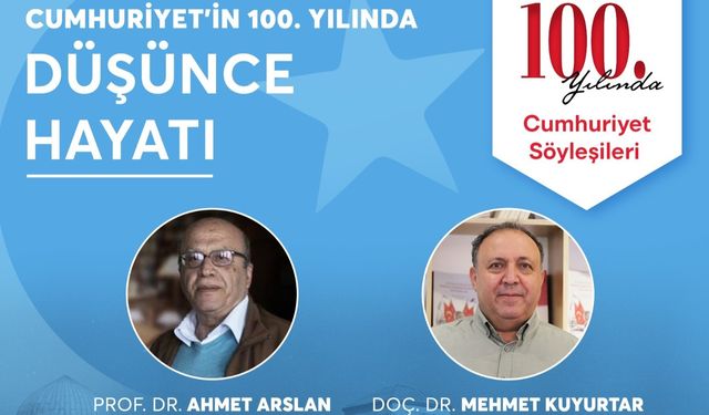 Cumhuriyet Söyleşileri Ahmet Arslan ve Mehmet Kuyurtar ile Devam Ediyor