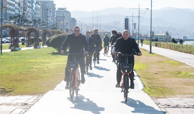 İzmir'de "Elektrikli Bisiklet" Dönemi Başladı