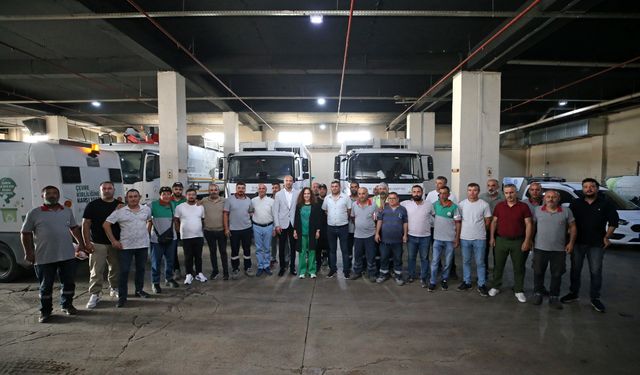 Başkan Ünsal'dan Temizlik İşçileriyle Birlik Buluşması