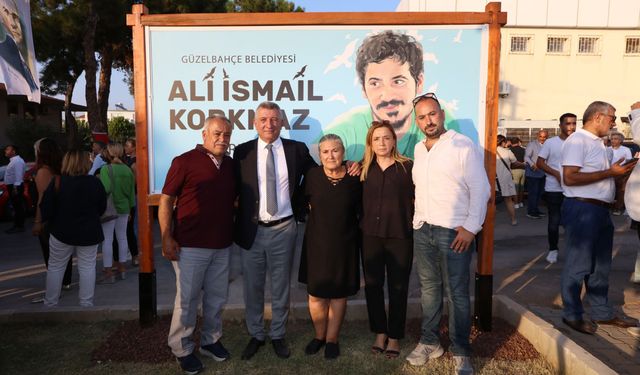 Güzelbahçe'de Ali İsmail Korkmaz Parkı Açıldı