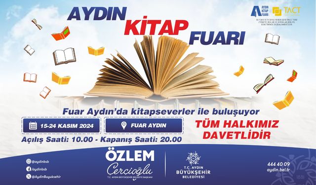 Aydın Kitap Fuarı, Fuar Aydın'da Başlıyor