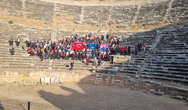 Aydın'da Atatürk'ü Anma Doğa Yürüyüşü Düzenlendi