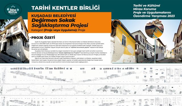 Tarihi Kentler Birliği'nden Kuşadası Belediyesi'ne Bir Ödül Daha