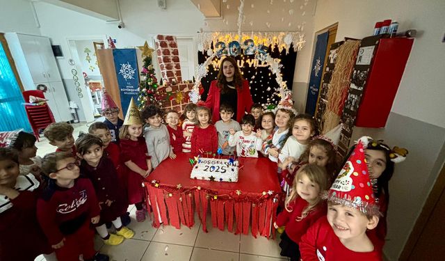 Aydın'ın Çocuk Gelişim Merkezleri'nde Yılbaşı Kutlaması