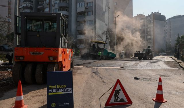 Buca'da Değişim Yol Çalışmaları ile Devam Ediyor