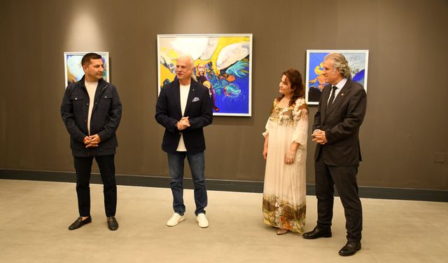 Ressam Zeynep Keklik'in 'Düşsel Yolculuklar'ı Ada Modern'de