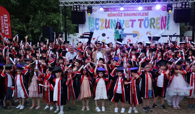 Efeler'in Minikleri Mezun Oldu