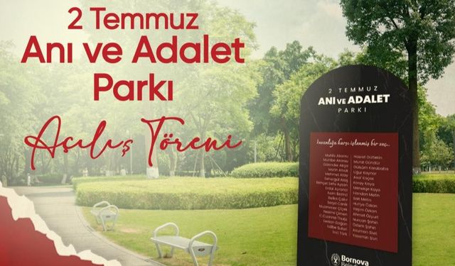 Bornova'da 2 Temmuz İçin Anı, Adalet ve Unutmama Çağrısı