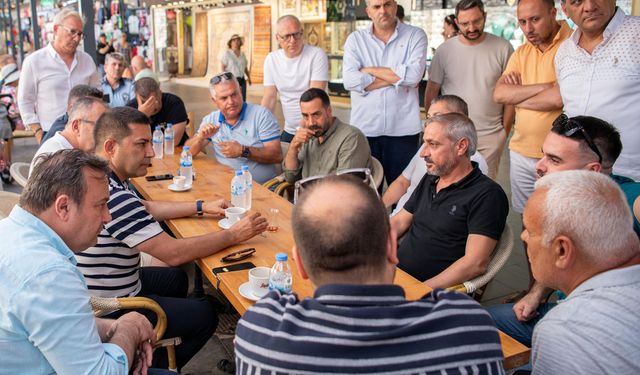 Başkan Günel'den Turistik Çarşı Esnafına Ziyaret