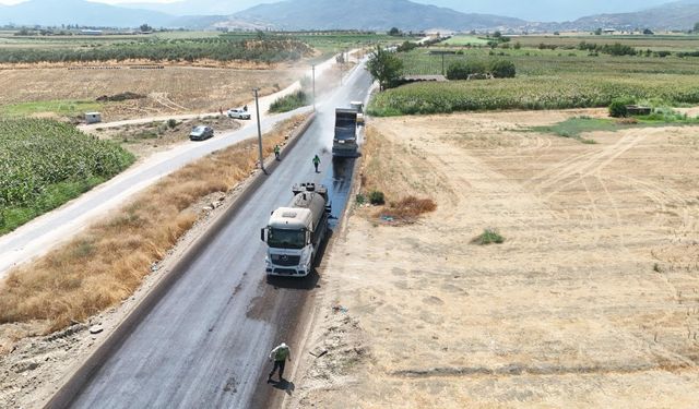 Aydın Büyükşehir'den Çine'ye Yol Yatırımı