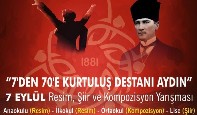 Aydın'da '7 Eylül' Temalı Ödüllü Yarışma