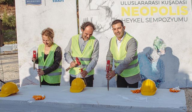 5. Kuşadası Neopolis Heykel Sempozyumu Başladı