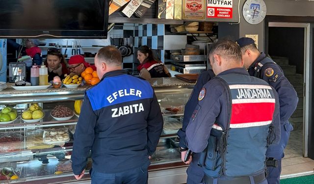 Efeler'de Yılbaşı Öncesi Gıda Güvenliği Seferberliği