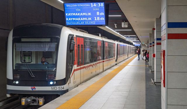 Narlıdere Metrosu'nda Seferler Yeniden Başladı