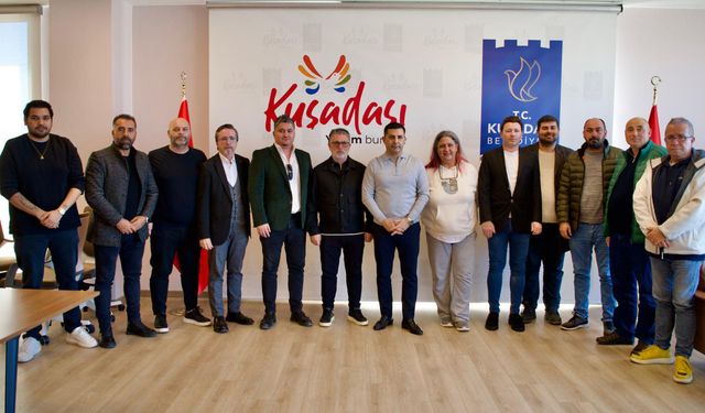 Kuşadasıspor Yönetiminden Başkan Günel'e Ziyaret