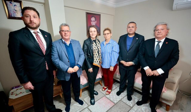 Başkan Mutlu'dan Şehit Eşine Anlamlı Ziyaret