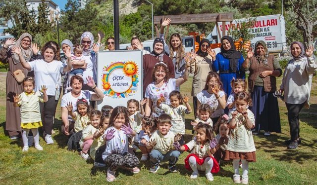 Anne-Baba-Çocuk Merkezi'nde Bahar Etkinliği