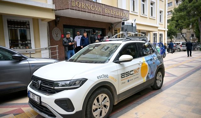 Bornova'nın Her Noktası 360° Görüntüyle Kayıt Altında