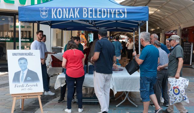 Ferdi Zeyrek Konak'ta Anıldı