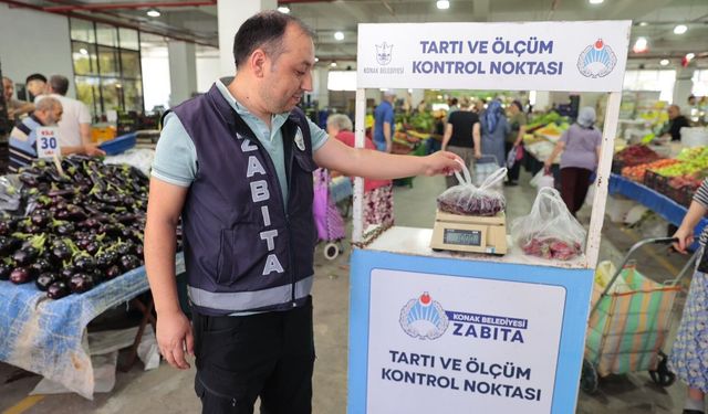 Konak'ın Pazar Yerlerinde Güvenli Alışveriş