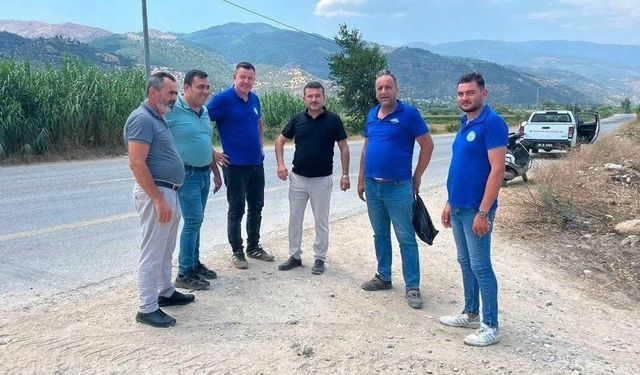 Bozdoğan'da Başkan Vekili Özcan'dan Saha Mesaisi
