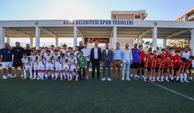 Buca'da Gençler Zafer Kupası İçin Sahada