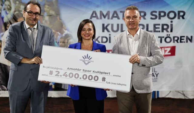 Karabağlar'da Amatör Spora 2 Milyon 400 Bin TL Destek