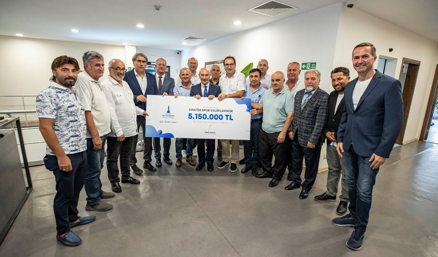 Amatör Kulüplere 5 milyon 150 Bin Liralık Destek