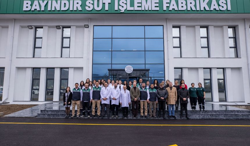 Bayındır Süt İşleme Fabrikası'nda Test Üretimi Başladı