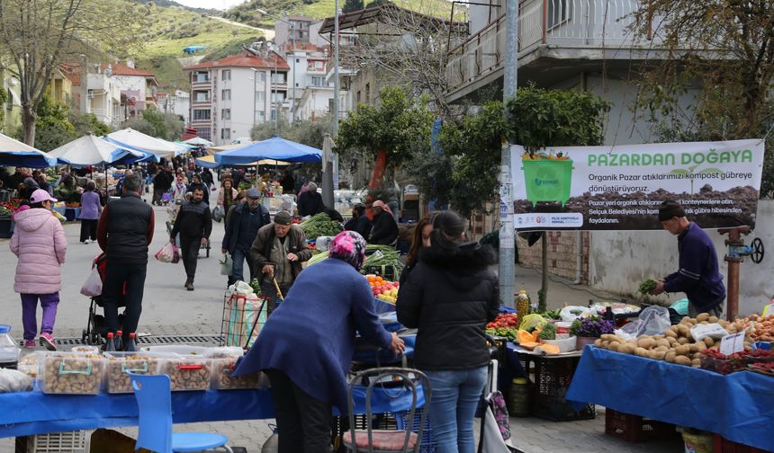 Efes Selçuk'ta Pazar Atıkları Kompost Gübreye Dönüştürülecek