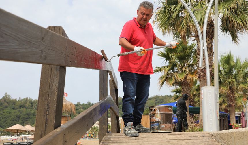 Menderes Plajlarında Tadilat Zamanı