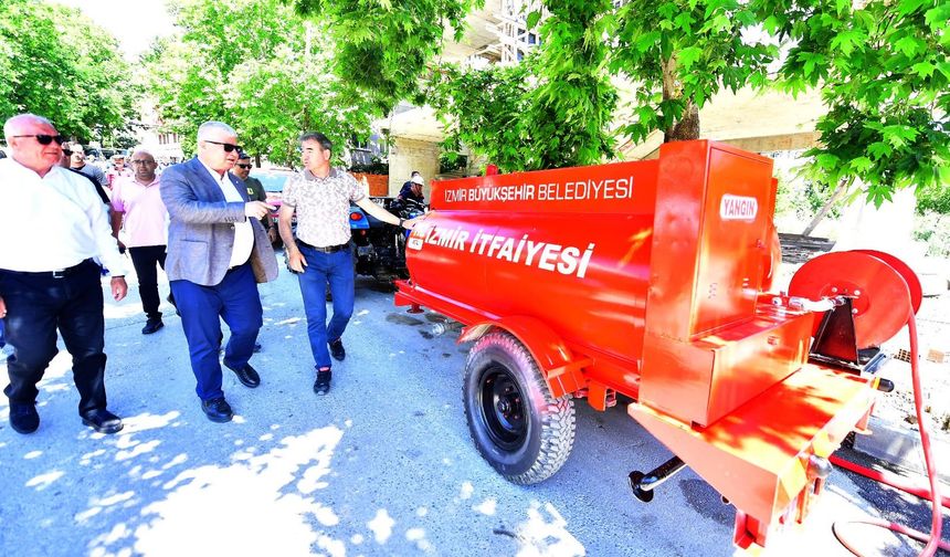 İzmir'in Köyleri Yangına Dirençli Hale Geliyor