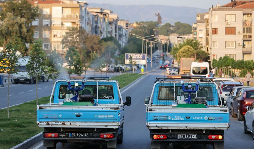 Buca'da Sivrisineklere Karşı İlaçlama Başladı