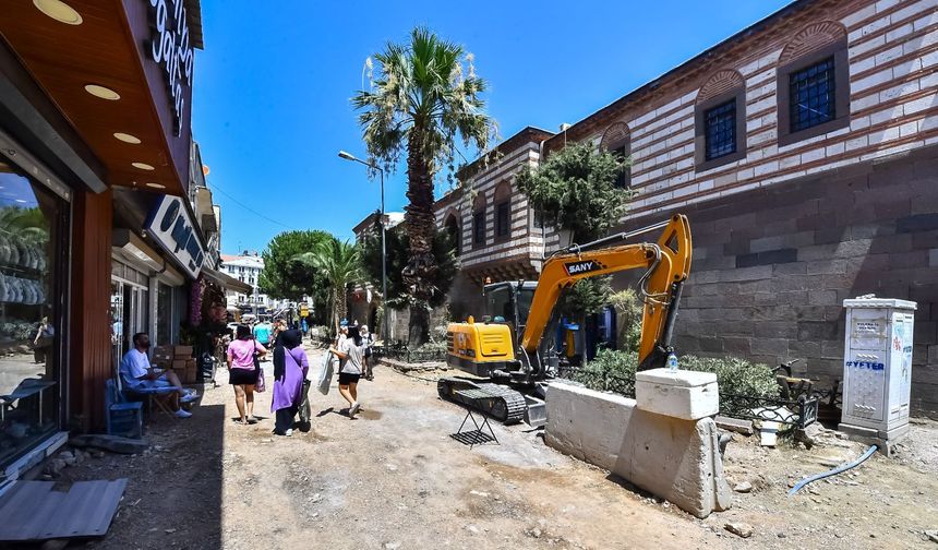 Kemeraltı Altyapı Çalışmaları Tam Gaz Devam Ediyor