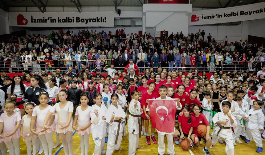 Bayraklı Kış Spor Okulları Açıldı