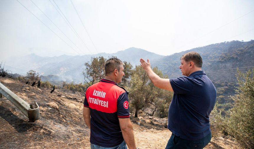 İtfaiye Ekipleri Yamanlar Köyü'ne Konuşlandırıldı