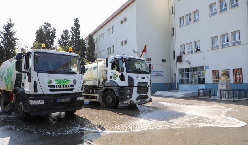 Buca'nın Okullarında Temizlik Seferberliği