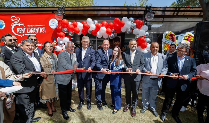 Menderes'te Kent Lokantası Hizmete Açıldı
