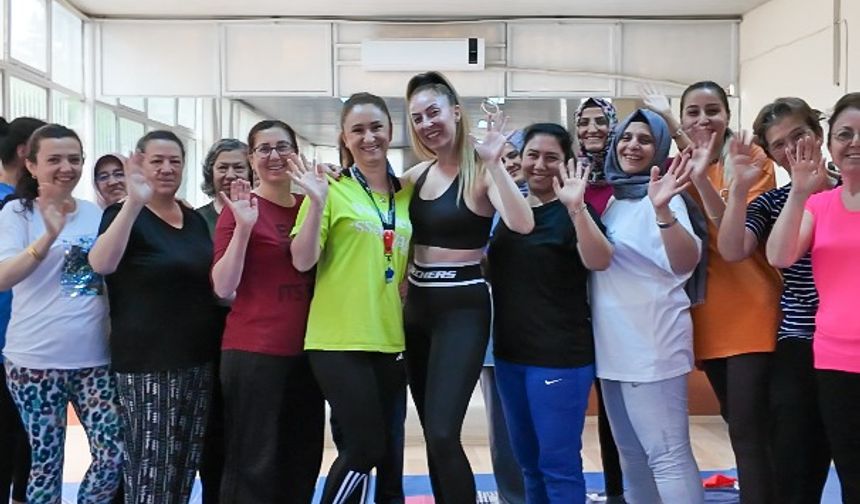 Başkan Yetişkin'den Kadınlara Sağlıklı Yaşam Desteği