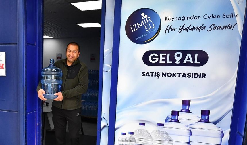 İZMAR'ın 'Gel Al' Su Satışı Büyük İlgi Gördü