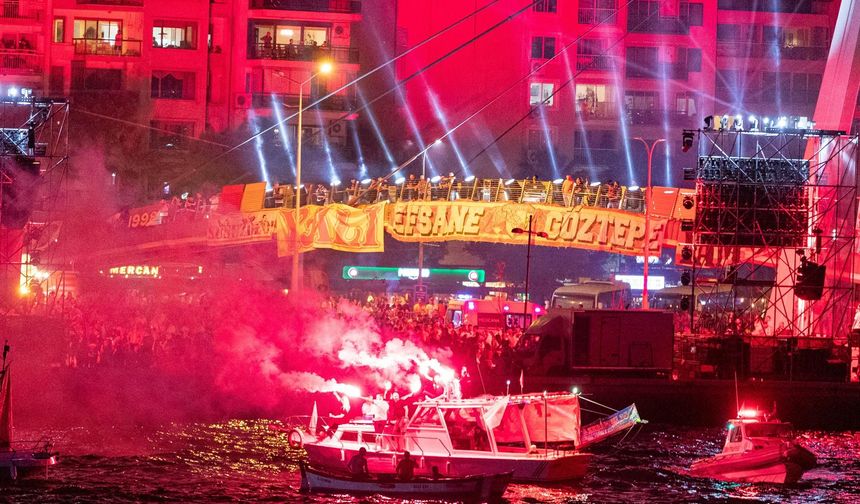 Göztepe'nin 100. Yılında Gökyüzü Sarı-Kırmızı